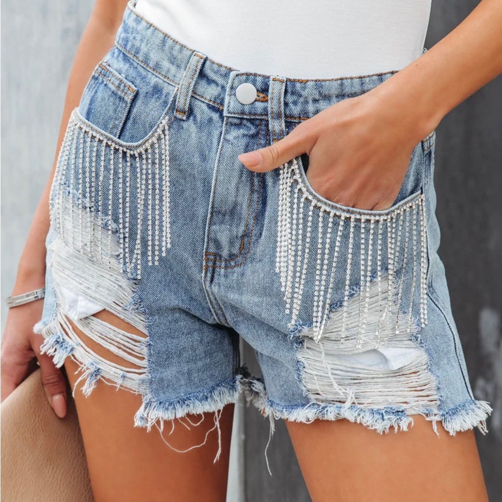 Vici Rhinestone shorts